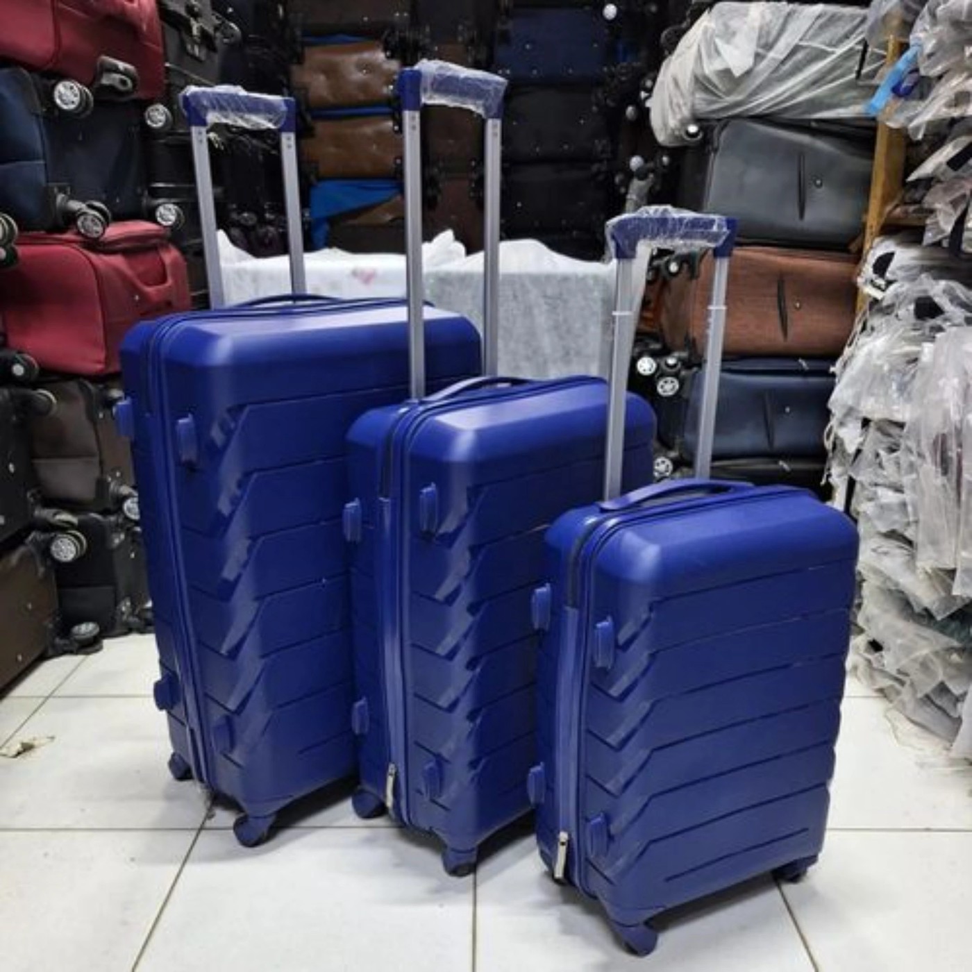 3 in 1 rubber suitcase size 29